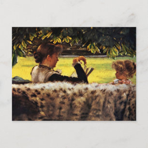 Carte Postale Mère Lire à sa petite fille