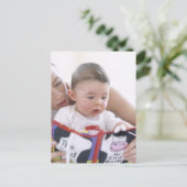Carte Postale Mère lisant à bébé garçon. Visages d'une mère (Debout devant)