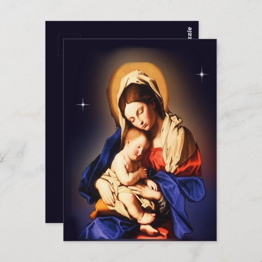 Carte Postale Mère MAry (Devant / Derrière)