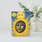 Carte Postale Mère Natures New Sun Art Celestial original (Debout devant)