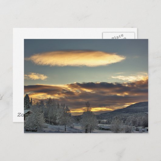 Carte Postale Mère nuageuse (Devant / Derrière)