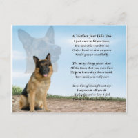 Mère poème - Chien berger allemand