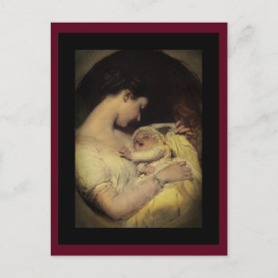 Carte Postale Mère tenant le bébé