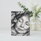 Carte Postale Mère Terre Dors Parmi Les Feuilles (Debout devant)