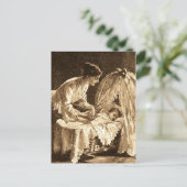 Carte Postale Mère vintage et bébé (Debout devant)