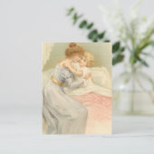 Carte Postale Mère vintage et enfant (Debout devant)