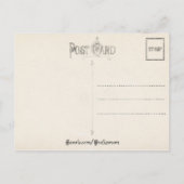 Carte Postale Mère vintage et enfants (Dos)