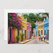Carte Postale Merida Mexico Travel (Devant / Derrière)