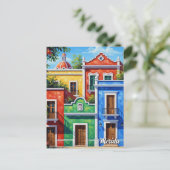 Carte Postale Merida Mexico Travel (Debout devant)