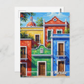 Carte Postale Merida Mexico Travel (Devant / Derrière)