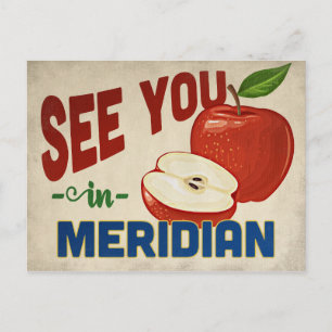 Carte Postale Meridian Idaho Apple - Vintage voyage