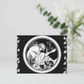 Carte Postale Merlin imaginaire Art Nouveau (Debout devant)