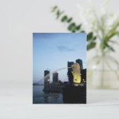 Carte postale Merlion (Debout devant)