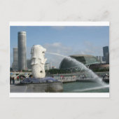 Carte Postale Merlion Singapour (Devant)