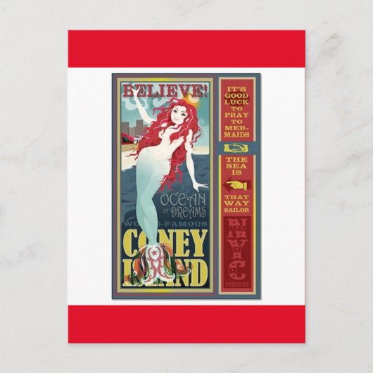 Carte Postale mermaid (Devant)