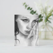 Carte postale Mermaid Aquamarine Tides (Debout devant)