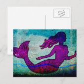 Carte postale Mermaid Art (Devant / Derrière)