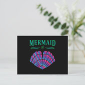 Carte Postale Mermaid Beach Bikini Carnival Shell BH Idée cadeau (Debout devant)