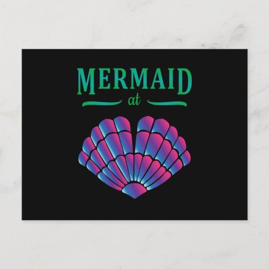 Carte Postale Mermaid Beach Bikini Carnival Shell BH Idée cadeau (Devant)
