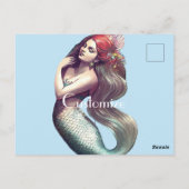 Carte Postale Mermaid Beauté de Redhead Thunder_Cove (Dos)
