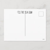 Carte postale Mermaid Christmas (Dos)