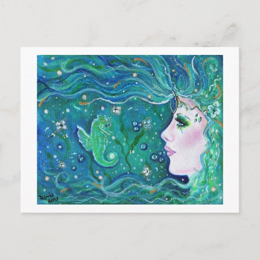 Carte postale Mermaid Harmony Par Renee Lavoie (Devant)