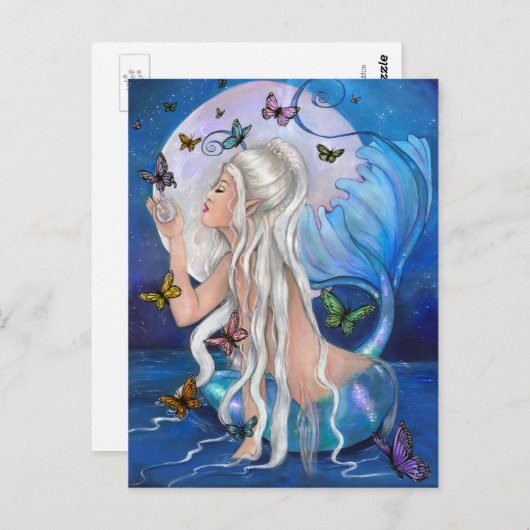 Carte postale "Mermaid Magic" (Devant / Derrière)