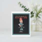 Carte Postale Mermaid Martini (Debout devant)