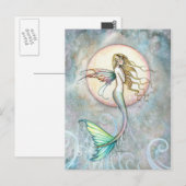 Carte postale Mermaid par Molly Harrison (Devant / Derrière)