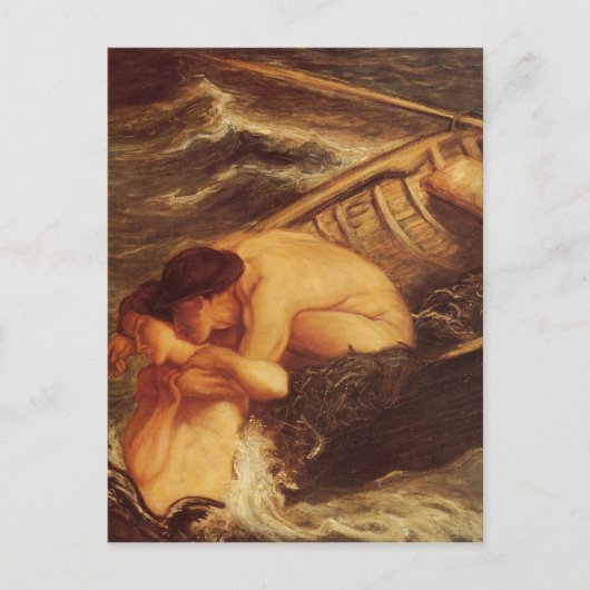 Carte Postale Mermaid & Sailor at Sea (Devant)