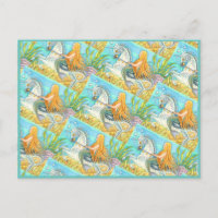 MERMAID & SEA STALLION, UNICORN D'IMAGINAIRE WHIMS