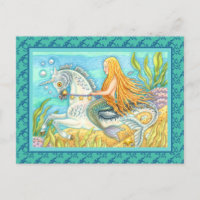 MERMAID & SEA STALLION, UNICORN D'IMAGINAIRE WHIMS