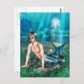 Carte postale Merman (Devant / Derrière)