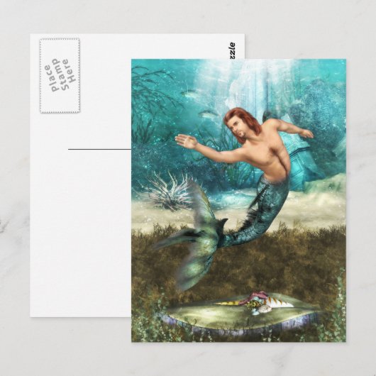 Carte postale Mermen (Devant / Derrière)