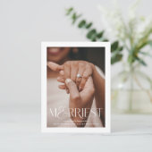 Carte postale Merriest Fiançailles Holiday (Debout devant)