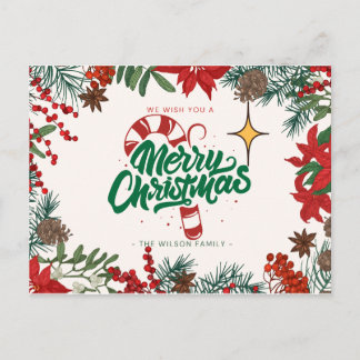 Carte Postale merry chrismas in u