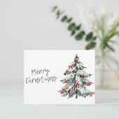 Carte Postale merry chrismas in u (Debout devant)