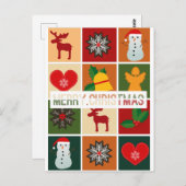 Carte Postale Merry christmas (Devant / Derrière)