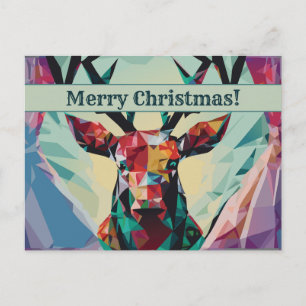 Carte Postale Merry Christmas Deer