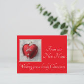 Carte Postale Merry Christmas from New Address (Debout devant)