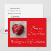 Carte Postale Merry Christmas from New Address (Devant / Derrière)