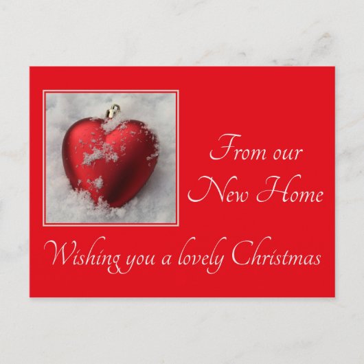 Carte Postale Merry Christmas from New Address (Devant)
