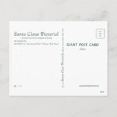 Carte postale : Merry Christmas from Santa (Dos)