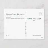 Carte postale : Merry Christmas from Santa (Dos)