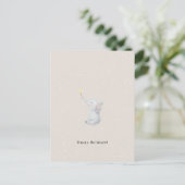 Carte Postale Merry Christmas Happy Holidays Elephant Card (Debout devant)
