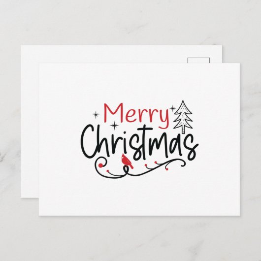 Carte Postale Merry Christmas Magic (Devant / Derrière)