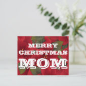Carte postale Merry Christmas Mom (Debout devant)
