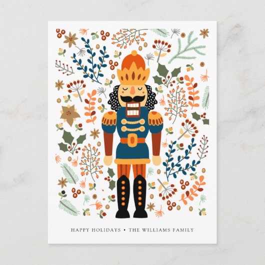 Carte Postale MERRY CHRISTMAS NUTCRACKER | Ajouter votre photo (Devant)