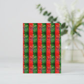 CARTE POSTALE MERRY CHRISTMAS POSTCARD (Debout devant)