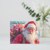 Carte Postale Merry Christmas Santa Clause (Debout devant)